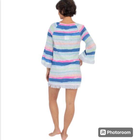 Lily Pulitzer Striped Getaway Swimsuit Cover Up Size XXS - Picture 4 of 13